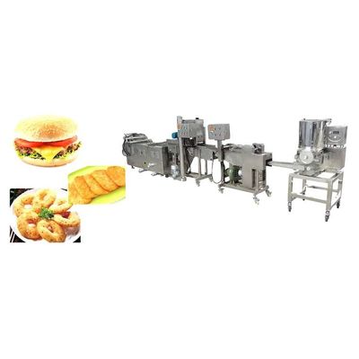 kupować Chiński producent hamburger patty formowania maszyny hamburger bun linii produkcyjnej produkcja online