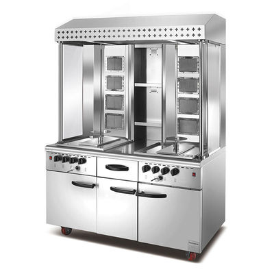 kupować Elektryczna i gazowa Maszyna Shawarma komercyjna typu pionowego / stojącego regulowana do kurczaka grilla BBQ produkcja online