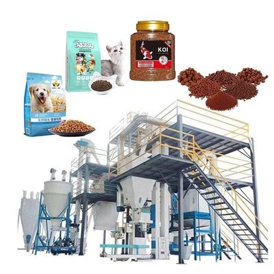 kupować Linia produkcyjna żywności dla zwierząt domowych Produkcja żywności dla ryb i kotów Wielofunkcyjna automatyczna maszyna do produkcji żywności dla psów produkcja online