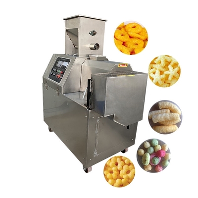 kupować Małe Mini Puffed Potato Ryż Pszenica kukurydza mąka kulkowa patyczki chipsy przekąski Produkcja żywności Ekstruzja Ser Puff Extruder Maszyna kukurydziana produkcja online