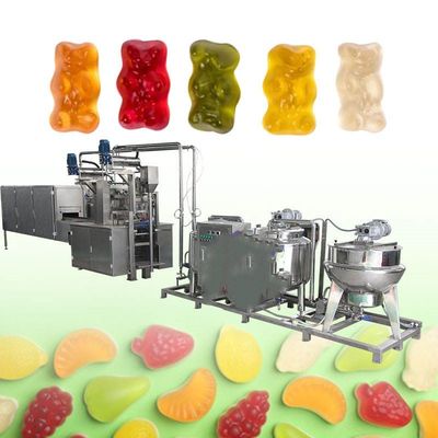Całkowicie automatyczna maszyna do robienia cukierków Gelifie Jelly Gummy Food Processing Machine