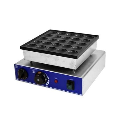 Komercyjny sprzęt do przekąsek 25 dziur Elektryczna maszyna do ciastek Mini Pancake Waffle Maker Pancake