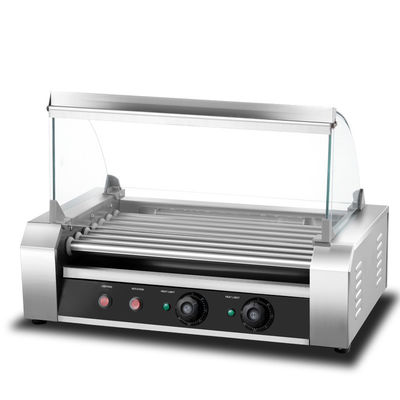 Stalowe sprzęt spożywczy na przekąski Hot Dog Making Machine Podwójna regulacja temperatury