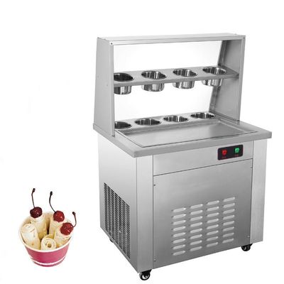 Thai Square walcowany lody maker Yogurt Maker Maszyna ze skraperem