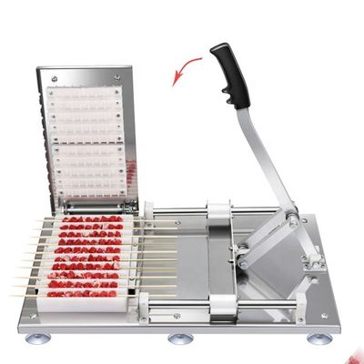 Grill Skewers For BBQ Barbecue Chicken Bbq Kebab Skewer Machine Lamb Bbq Skewering Machine Maszyna do robienia kebabów