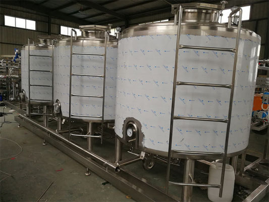 Dostosowany system CIP czysty na miejscu kondensowana linia produkcyjna mleka dla linii produkcyjnej mleczarstwa