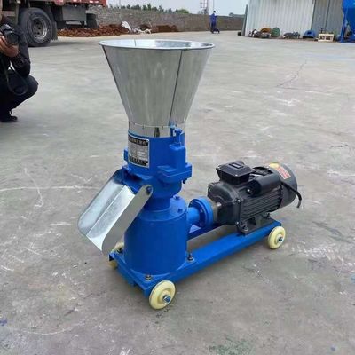 Biomasę Straw Pellet Machine Flat Die Feed Pellet Machine 90-150 kg/h